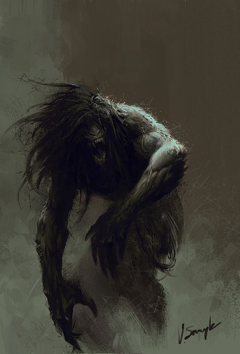 ArtStation - Rage 2, Vitalii Smyk Dungeon Monsters Concept Art, Beast Creature Monsters, Rage Monster, Monster Creature, Werewolf Horror, Monster Hands, Dark Creatures, Werewolf Art, Vampires And Werewolves