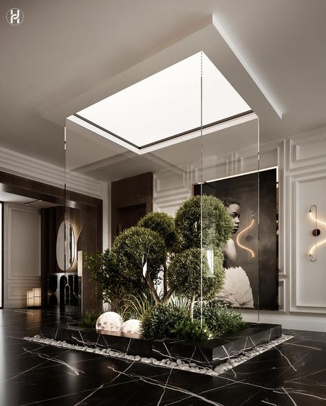 Get inspired by these stunning entryway designs by @ahmedhusseindesigns. Each space showcases meticulous detail and luxurious finishes, perfect for a grand entrance. Discover more design inspirations through the link in our bio! What’s your favorite element in these entryway designs? Let us know! #ahmedhusseindesigns #luxuryentryway #interiordesign #homeinspiration #lifestylebyluxxu #covethouse #pullcast #insplosion #admagazine #entrywaydesign #foyer #interiordesign #homedecor #realestate ... Luxury Grand Entrance, Foyer Design Luxury, Interior Design Entrance, Entryway Designs, Indoor Courtyard, Study Interior Design, Indoor Trees, Grand Foyer, House Interior Design