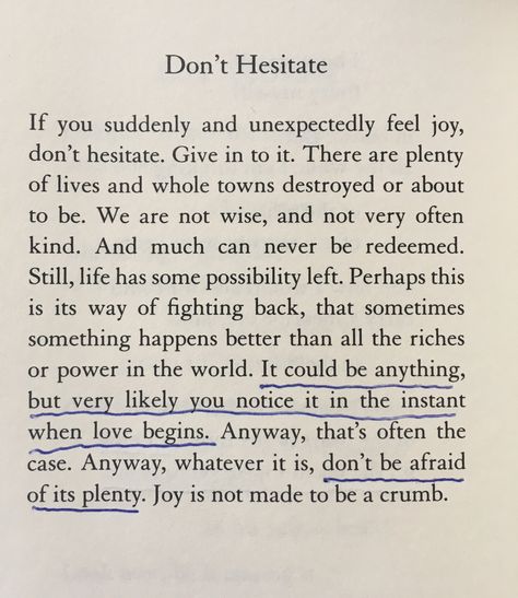 Joy Is Not Made To Be A Crumb, Mary Oliver, The Poem, Poetry Words, The Text, Live For Yourself, Coming Out, New Collection, Things To Think About