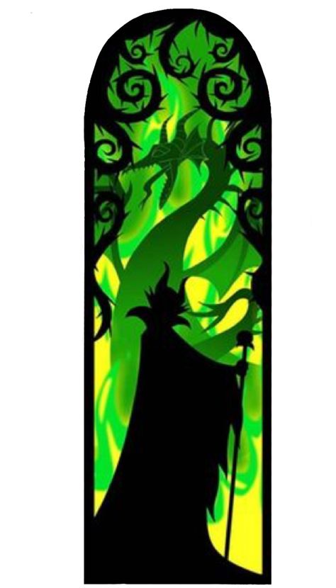 Maleficent Thorn Wall, Maleficent Tumbler Ideas, Maleficent Door Decorations, Disney Villain Door Decorations, Disney Villian Wallpaper, Maleficent Decorations, Villain Bedroom, Maleficent Design, A Dragon Drawing