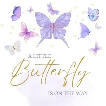 A Little Butterfly Is On Her Way: Purple Baby Shower Guest Book Butterfly Theme + BONUS Gift Tracker Log and Keepsake Pages |Wishes for Baby and Advice for Parents Sign-In | Table Sign Gift Book Butterfly, Purple Baby Shower, Gift Tracker, Advice For Parents, Baby Shower Purple, Little Butterfly, Butterfly Baby Shower, Baby Shower Guest Book, Butterfly Theme