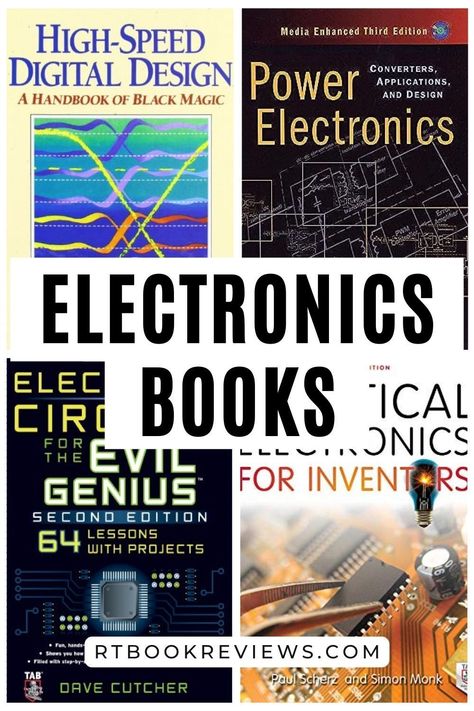 Whether you're a beginner or an expert, there's a book on electronics for you! Find the very best electronics books right here! Tap to see the top 10 books about electronics to find a book for you. #electronicsbooks #booksonelectronics #bestbookstoread #booksforelectricians Circuit Theory, Books For Beginners, Power Converters, Simple Circuit, Evil Geniuses, Learning Goals, Electronic Engineering, Circuit Design, Hands On Learning