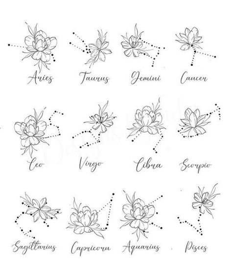 Zodia Pești, Horoscope Tattoos, Aquarius Tattoo, Taurus Tattoos, Gemini Tattoo, More Feminine, Small Pretty Tattoos, Zodiac Tattoos, Inspiration Tattoos