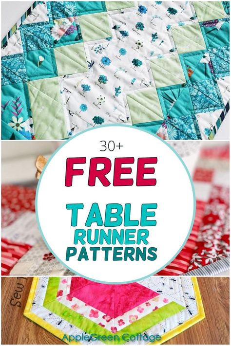 Oval Table Runner Pattern, Focus Fabric Table Runner, Simple Table Runners Quilted, Easy Sewing Table Runners Patterns, Beginner Quilting Table Runner, Rag Table Runner Diy, 3 Color Table Runner Pattern, Xmas Table Runner Patterns, Runner Patterns Free