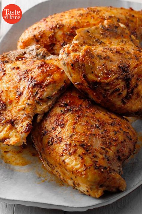 Crock Pot Bone In Chicken Recipes, Bone In Chicken Pieces Recipes, Chicken With Bone In Recipes, Chicken On Bone Recipes, Chicken Recipes Bone In, Bone In Chicken Recipes Oven, Baked Chicken Bone In, Bone In Chicken Crockpot Recipes, Whole Chicken Breast Recipes Bone In