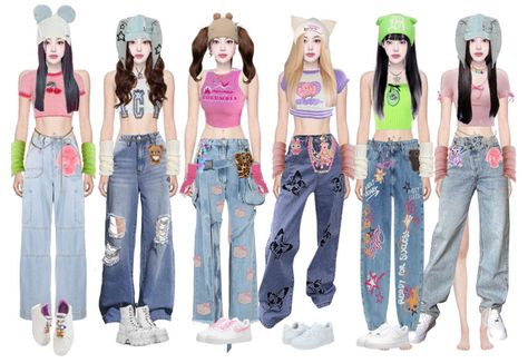 Newjeans Omg, Dress Png, Kpop Concert Outfit, Preformance Outfits, Fashion Vocabulary, Outfit Maker, Photoshoot Outfits, Outfit Shoplook, Kpop Outfits