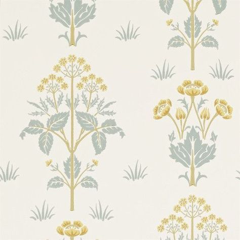 Mina favorittapeter Meadow Sweet, Slate Wallpaper, Tapete Gold, Morris Wallpapers, Arts Crafts Style, Powder Bath, A Wallpaper, Wallpaper Direct, Country Garden