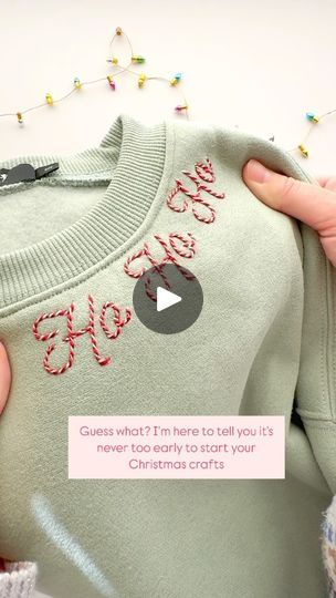 Christmas Embroidery Ideas Shirts, Christmas Hand Embroidery Sweatshirts, Diy Christmas Sweatshirts, Christmas Embroidery Sweatshirts, Christmas Embroidery Ideas, Christmas Sweatshirt Ideas, Stitch Sayings, Blue Jean Quilts, Stick And Stitch