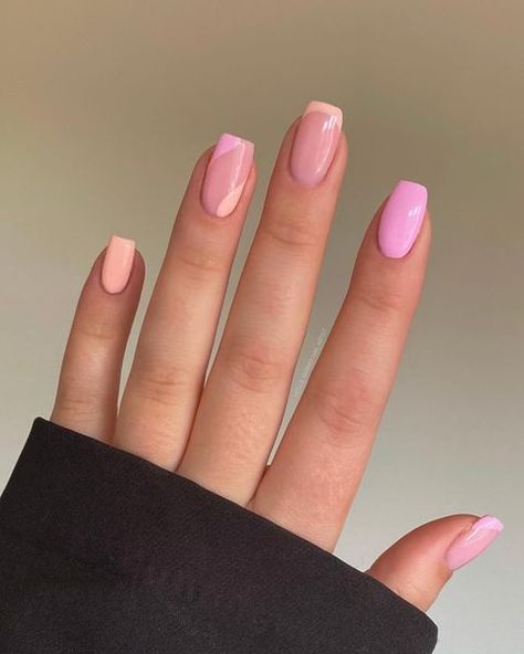 50+ Summer Nails Perfect For Your Next Mani! - The Pink Brunette May Nails, Coral Nails, Colorful Nail, Nails 2022, Cute Gel Nails, Pink Nail, Orange Nails, Chic Nails, Nail Arts