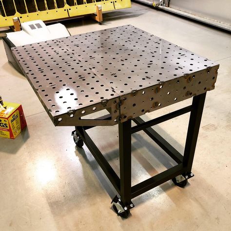 Fabrication Table, Welding Table Diy, Welding Tables, Diy Welding, Welding Table, Fixture Table, Metal Welding, Work Bench, Table Frame