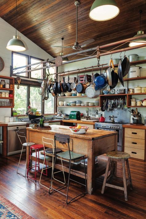 Australian Cottage Kitchen, Australian Country House Interior Design, New Build Apartment Decor, Australian Country Kitchen, Industrial Earthy Kitchen, Small Brooklyn Apartment Aesthetic, Kitchen Architecture Design, Farmhouse Australian Country Homes, Australian Country Home