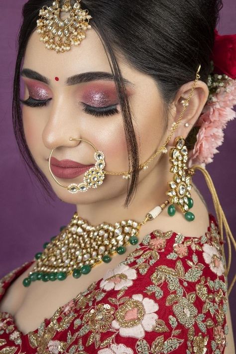 Bride Eye Makeup, Indian Makeup Looks, Bridal Makeup Images, Bridal Eye Makeup, Makeup Images, Bridal Makeover, Best Bridal Makeup, Bride Portraits, Bride Photoshoot