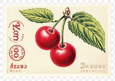 Cherry Plant, Fruit Png, Vintage Png, Vintage Cherry, Png Vintage, Vintage Fruit, Cherry Cola, Seed Packets, Plant Food