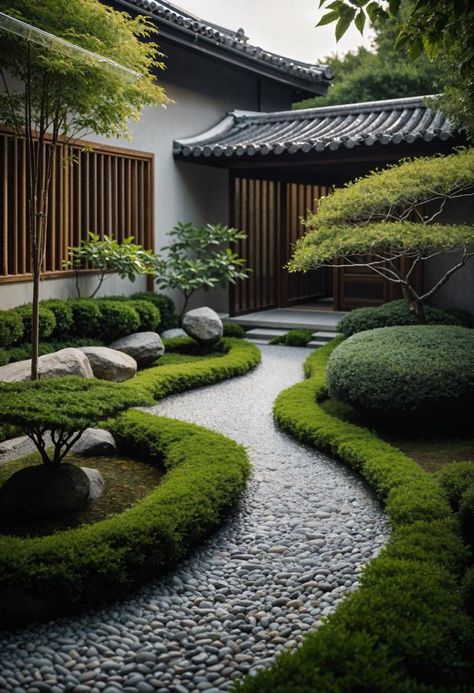 37 Adorable Small Garden Ideas for Your Tiny Oasis 29 Atrium Design, Home Garden Ideas, Japanese Garden Landscape, Zen Garden Design, Small Garden Ideas, Tiny Garden, Small Patio Garden, Gardening Inspiration, Japan Garden