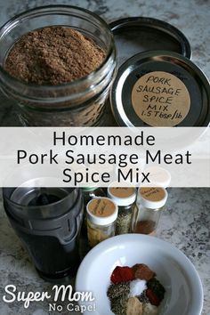 Homemade Pork Sausage, Meat Temperature Chart, Breakfast Sausage Seasoning, Sausage Spices, Spice Cupboard, Sausage Making Recipes, Pork Sausage Recipes, Homemade Taco Seasoning Mix, Homemade Breakfast Sausage