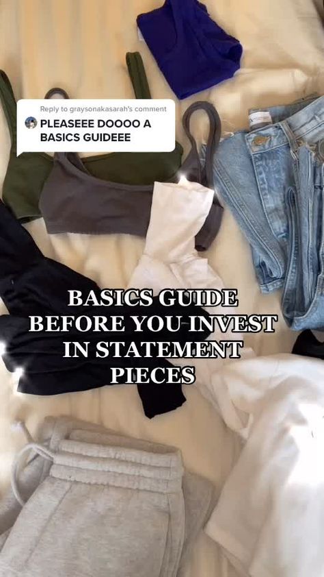 Dressing Capsule, Demetra Outfits, Clothing Basics, 00s Mode, Mode Ulzzang, Cute Clothing Stores, Build A Wardrobe, Causual Outfits, Fashion Hacks Clothes