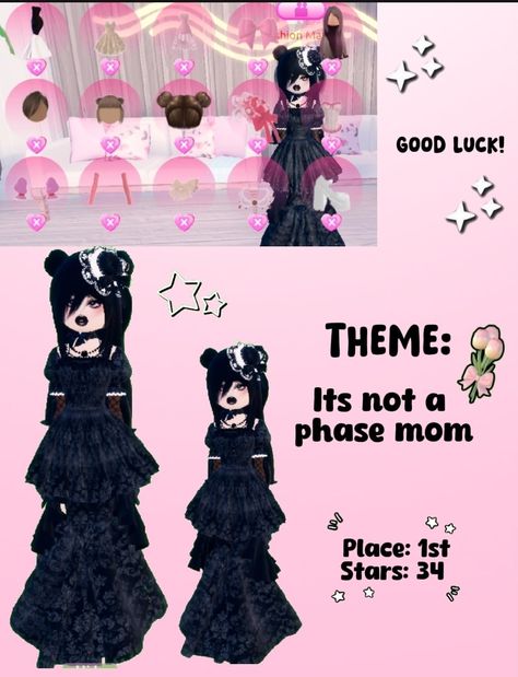 Theme: Its not a phase mom • Stars: 34 • Place: 1st • good luck!♡ Roblox Dti Its Not A Phase Mom, Its Not A Phase Mom Dress To Impress Roblox Outfit, Dti Outfits Its Not A Phase Mom, It's Not A Phase Mom Outfits, It's Not A Phase Mom Drees To Impress, It’s Not A Phase Mom Fit Dti, Dti Theme Its Not A Phase Mom, Dress To Impress Theme Its Not Phase Mom, Its Not A Phase Mom Dress To Impress