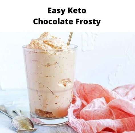 Keto Frosty, Keto Chocolate Frosty, Keto Mousse, Keto Beverages, Avocado Egg Recipes, Keri Soup, Homemade Electrolyte Drink, Ketogenic Meals, Keto Coffee Creamer