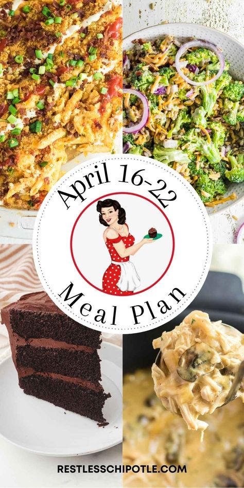 April Meal Plan 2024, April Dinner Ideas, May Meal Plan, Easy Meal Plan, Time Saving Tips, Crispy Sweet Potato Fries, Weekly Recipes, Meal Planning Menus, Weekly Dinner