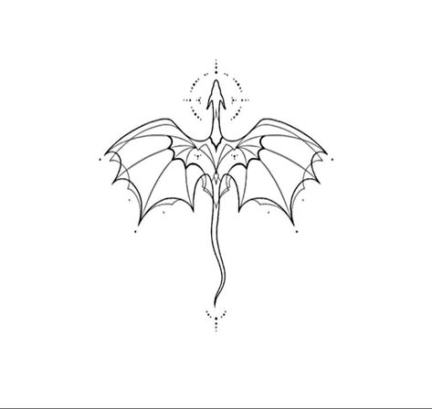 Throne Of Glass Dragon Tattoo, Simple Game Of Thrones Tattoo, Dragon Outline Tattoo Simple, Ornamental Dragon Tattoo, Cool Tats Creative Simple, Simple Dragon Outline, Simple Dragon Tattoo For Women, Dragon Simple Tattoo, Dragon Simple Drawing