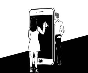 Long Distance Relationship Drawings, Long Distance Relationship Art, Relationship Drawings, Henn Kim, Distance Love, Long Distance Love, Distance Relationship, Long Distance Relationship, Couple Art