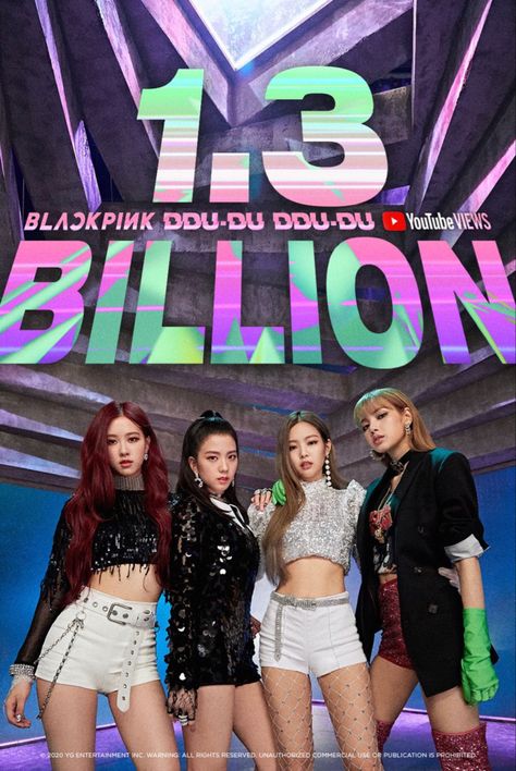 #blackpink #dddd #1billionviews Blackpink Twitter, Youtube Blackpink, Blackpink Debut, Yg Family, Blackpink Square Up, Tour Poster, Blackpink Poster, Blackpink Members, Youtube Views