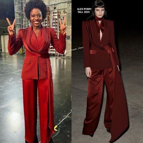 Viola Davis Style, Female Actors, Viola Davis, Alex Perry, Instagram Style, Dark Light, Pleated Pants, Instagram Fashion, Super Bowl