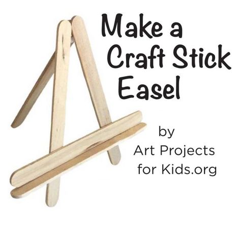 Diy Ice Cream Stick, Craft Stick Projects, Diy Easel, Blessed Christmas, Popsicle Crafts, Art Projects For Kids, Diy Ice Cream, Ice Cream Stick, Popsicle Stick Crafts