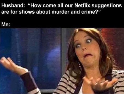 Author Tracy Bayle on Instagram: “Anyone else a #dateline junkie? #stories #crimefiction #crime #tracybayleauthor #television #netflix #truecrime #follow #wednesday #twitter🐦” Netflix Suggestions, Morning Funny, Thanksgiving Leftovers, Morning Humor, Disney Memes, Dating Humor, Funny Meme, Funny Pics, After Dark