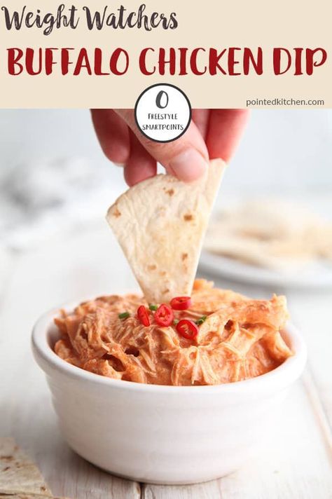 Zero Point Ww Lunch Ideas, Cool Diet Recipes Ww, Zero Point Buffalo Chicken Dip, Weight Watchers Party Food, Ww 0 Point Recipes, Weight Watchers 0 Point Recipes, Weight Watchers Dip Recipes, Ww Snacks On The Go, Weight Watcher Buffalo Chicken