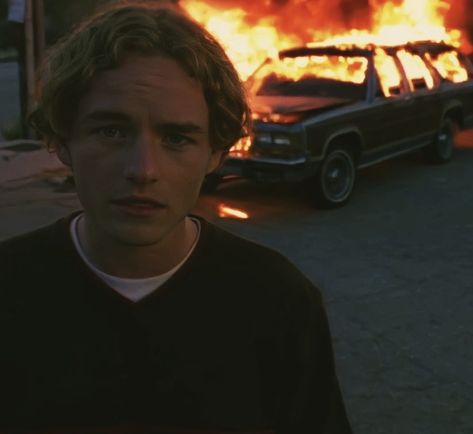 Fogell Mclovin Icon, Car On Fire Pfp, Francis Core, Fire Man, Fire Car, Car On Fire, Malcom In The Middle Aesthetic, Car On Fire Aesthetic, Christopher Masterson