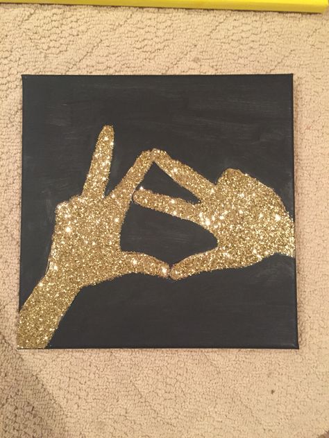 Black And White Sorority Canvas, Kappa Alpha Theta Art, Kappa Alpha Theta Painting, Sorority Gift Ideas, Big Little Paintings Sorority, Theta Painting, Kappa Alpha Theta Canvas, Diy Sorority Crafts, Theta Canvas