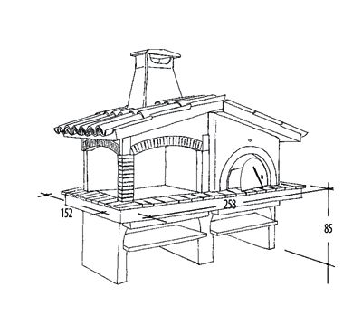 Build A Pizza Oven, Pizza Oven Outdoor Kitchen, Brick Bbq, Diy Pizza Oven, Four A Pizza, Barbecue Design, Backyard Hammock, Bbq Pizza, Wood Stove Fireplace