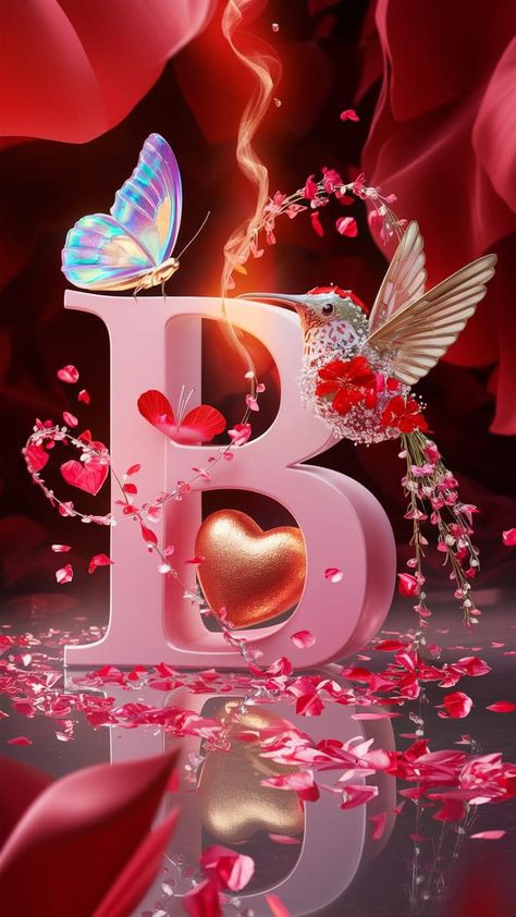 A B Wallpaper Letter, Brianna Wallpaper, B Name Wallpaper, B Letter Images, Happy Birthday Clip Art, Pretty Nature Pictures, Iphone Wallpaper Photography, Letter Art Design, Ganesh Utsav