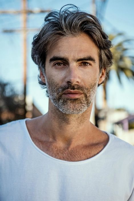 Middle Aged Man Hairstyles, Gold Brown Hair, Men's Portrait Photography, Greek Men, Male Profile, Cool Chest Tattoos, Character Inspiration Male, Middle Aged Man, Mens Cuts