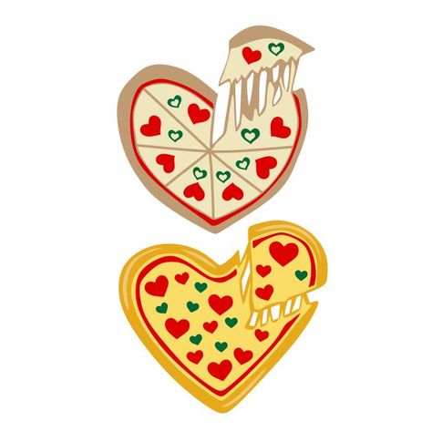 Pizza Svg, Pizza Drawing, Cuttable Designs, Shaped Pizza, Heart Pizza, Heart Shaped Pizza, Arm Tats, Pizza Logo, Silhouette Photos