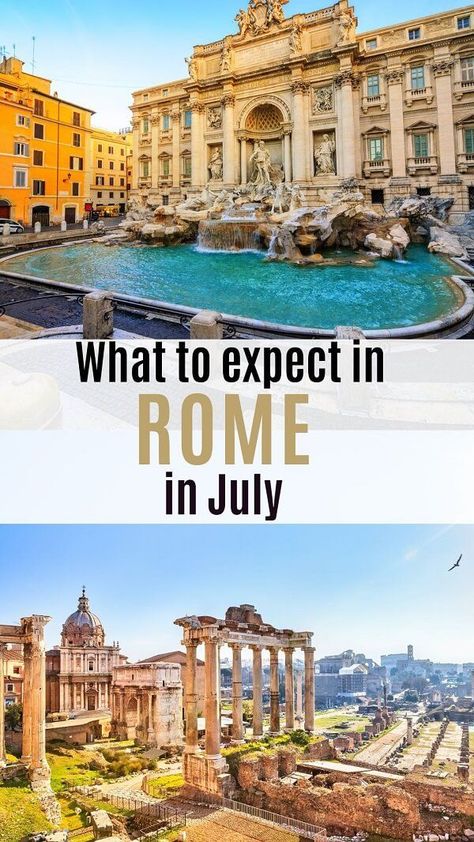 Rome In Summer, Italy In July, What To Wear In Rome, Summer In Rome, Rome Holiday, Rome Summer, Trips Abroad, Europe Packing, Visiting Rome