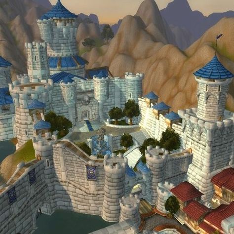 Stormwind City, Wow Facts, No Fear, World Of Warcraft, 3d Animation, Affiliate Programs, Animal Crossing, Fairy Tales, Castle