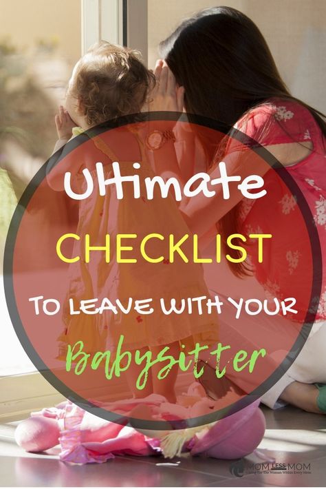 Babysitter Checklist, Kids Checklist, Iaso Tea, Kids Schedule, Kids At Home, Home Daycare, Parenting Books, What To Pack, Life Advice