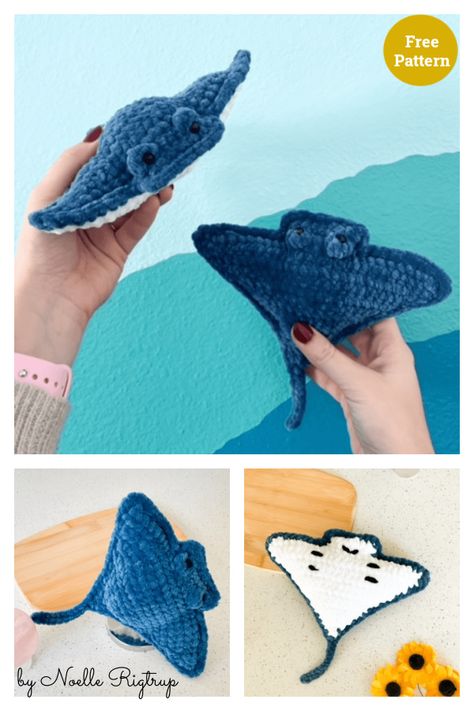 10+ Stingray Amigurumi Crochet Patterns - Page 2 of 3 Free Manta Ray Crochet Pattern, Amigurumi Stingray Free Pattern, Shrimp Crochet Pattern Free, Crochet Manta Ray Pattern Free, Crochet Whale Shark Pattern Free, Free Shark Crochet Pattern, Manta Ray Crochet Pattern Free, Sting Ray Crochet Pattern Free, Sting Ray Crochet