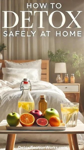 How to Detox Safely at Home: Managing Detox Symptoms. Whole Body Detoxification, How To Detox Your Body From Toxins, Alcohol Detox At Home, Detox At Home, Natural Detox Cleanse, Detox Symptoms, Detox Body, 7 Day Detox, Home Detox