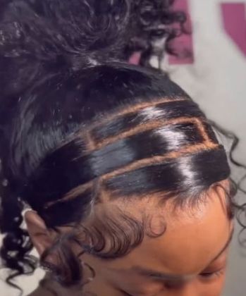 Easy Slick Back Hairstyles Curly Hair, Hairstyles With Tiny Claw Clips, Three Buns Hairstyle, Simple Black Women Hairstyles, Curly Frontal Hairstyles, Natural Hairstyles On Short Hair, Braids On Natural Hair No Weave, Low Manipulating 4c Hair Styles, Hairstyles To Do With Curly Hair