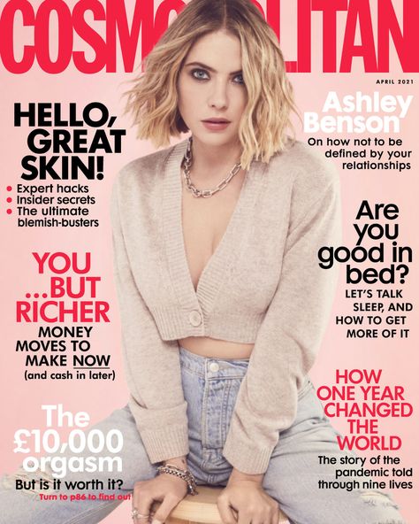 Ashley Benson is Cosmopolitan UK's April cover star. Cosmopolitan Magazine, Passion For Life, Influential Women, Women Issues, Ashley Benson, Wardrobe Stylist, Print Magazine, High Fashion Street Style, Pretty Little Liars