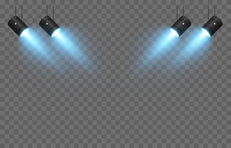 Vector set of light light source studio ... | Premium Vector #Freepik #vector #spotlight #stage-spotlight #studio-light #stage-light Dj Lighting Png, Spotlight Png, Wedding Bg, Dj Background Hd Photo, Green And Black Background, Christian Background Images, Dj Lights, Dj Speakers, Dj Images Hd