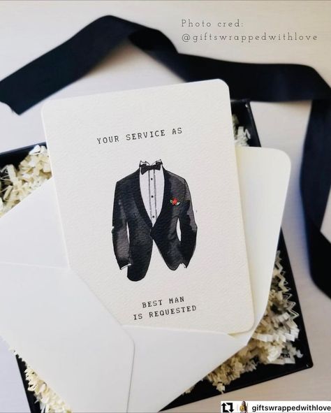 Groomsmen Proposal Card, Will You Be My Groomsman, Will You Be My Best Man, Groomsman Proposal, Best Man Invitation, Choose Your Set - Etsy Best Man Invitation, Groomsman Invite, Groomsmen Cards, Asking Groomsmen, Tuxedo Card, Be My Best Man, Groomsmen Invitation, Groomsman Card, Groomsman Proposal