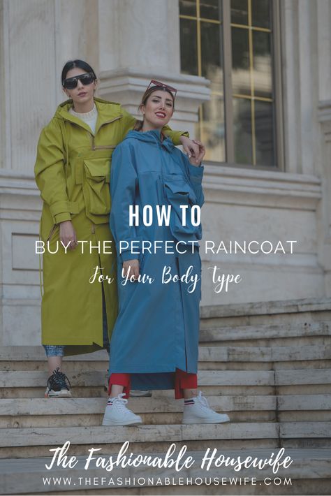 More often than not, when purchasing raincoats, people do not look beyond the materials and water resistance. For most people, if the raincoat offers sufficient protection from the rain and moisture, there isn’t much to look into beyond that. However, you can consider other factors, like your body type, when choosing a raincoat. Like other clothing, there are specific raincoat designs for various body types. This means that not all raincoats will look good or suit a specific body type. Below is Long Raincoat, Plus Size Raincoat, Rains Raincoat, Petite Body Types, Pear Shaped Women, Smaller Hips, Petite Curvy, Pear Body, Long Rain Coat