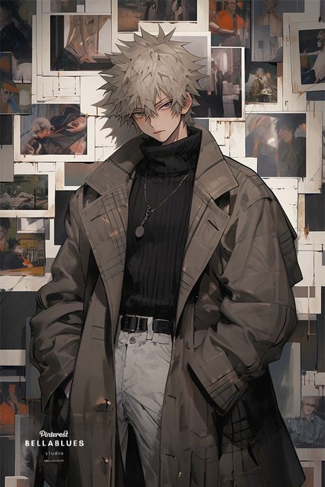 #StylishHero #KatsukiBakugou #CasualLook #TurtleneckFashion #MyHeroAcademiaStyle Description: Embrace Katsuki Bakugou's stylish hero persona with his casual turtleneck fashion in the anime. Anime Boy Outfit Ideas, Anime Turtleneck, Turtleneck Fashion, Wolf Clothing, Persona Anime, Casual Turtleneck, Anime Demon Boy, Katsuki Bakugo, Old Fashion Dresses