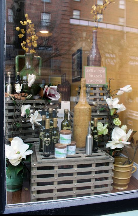 Winery Window Display, Candle Window Display, Wine Store Window Display, Kitchen Store Window Display, Crystal Shop Window Display, Apothecary Window Display, Wine Shop Window Display, Wine Window Display, Boho Window Display