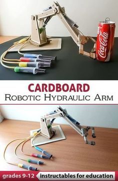 This project focuses on the principles of hydraulic movements. To do that we made a small scale demonstration of a Robotic Hydraulic Arm. #education #RobotProjects #HighSchoolProjects Computer Project Ideas, Educated Quotes, Educators Quotes, Physics Science Fair Projects, Educator Quotes, Science Activities For Toddlers, Science Computer, Hydraulic Arm, Physics Projects