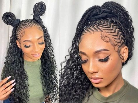 Braids Ponytail Hairstyles, Cornrow Braid Styles, Braids Ponytail, Cornrow Braids, Cornrows Styles, Braided Hairstyles For Black Women Cornrows, Feed In Braids Hairstyles, Goddess Braids Hairstyles, African Hair Braiding Styles